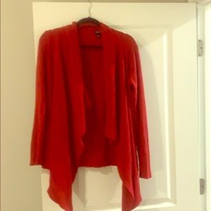 Torrid open Fly Sweater Red. Size 0